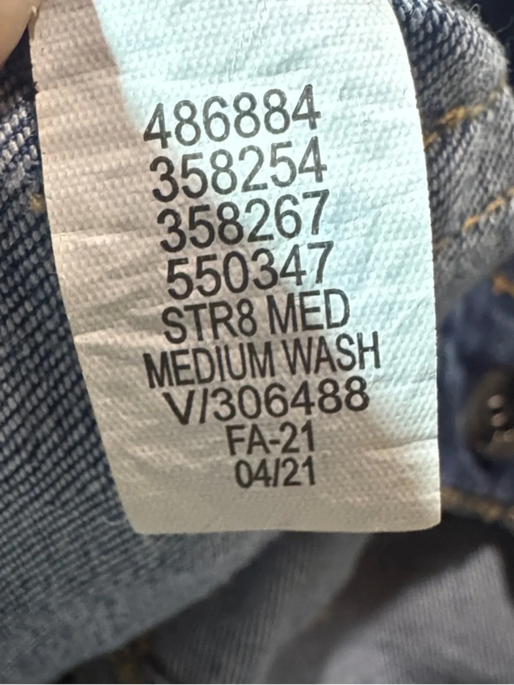 GAP Kids Dark Blue Straight Jeans Size 6